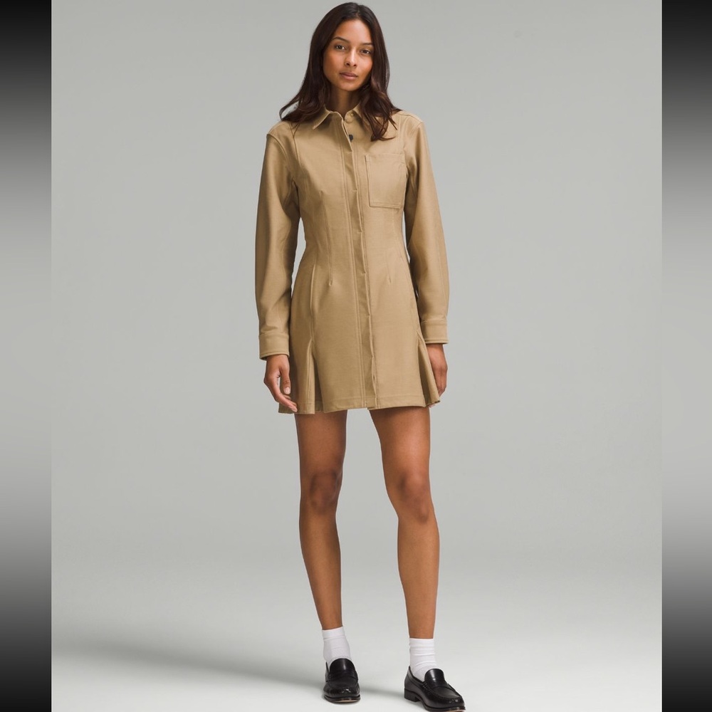 Lululemon Utilitech Twill Utility Shirt Dress XS